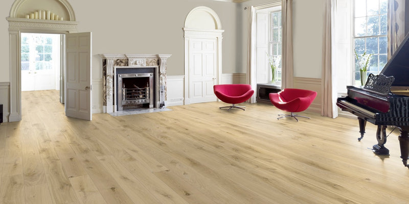Timba Floor Mega Deal Engineered Rustic Oak Flooring 14mmx190mm Natural Brushed UV Oiled