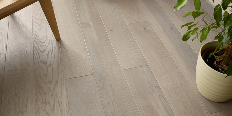 Timba Floor Premium Charleston Grey Oak Brushed Matt Lacquered Engineered European Oak Wood Flooring