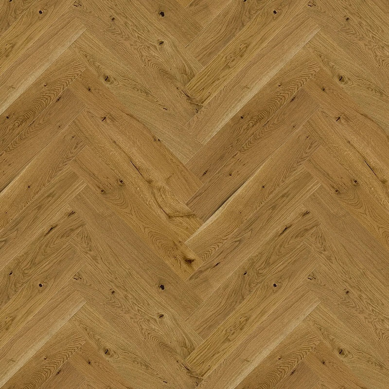 Smoked Engineered European Oak Herringbone 14/3mm x 110mm