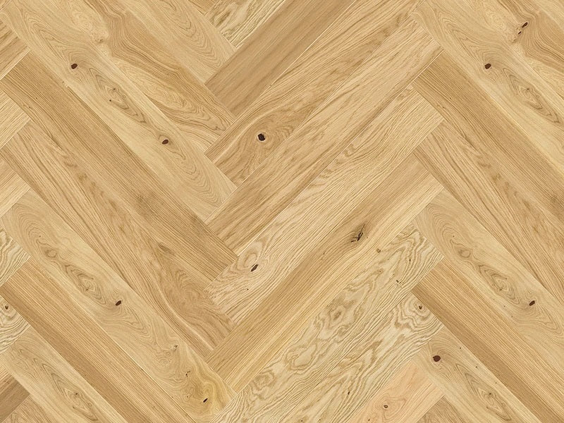 Timba Floor Invisible Natural Oil LOC Engineered European Oak Herringbone 14/3mm x 110mm
