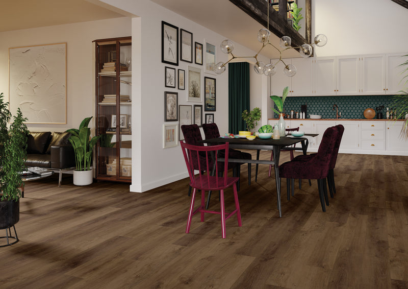 Next Step Aquacore Cairo Dusk Oak Plank Luxury Rigid Core Click Vinyl Flooring